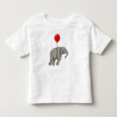 Elephant met ballon kinder shirts (Voorkant)