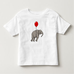 Elephant met ballon kinder shirts