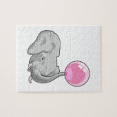 Elephant met ballon legpuzzel (Horizontaal)