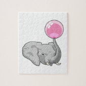 Elephant met ballon legpuzzel (Verticaal)