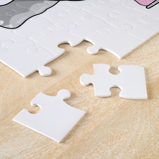 Elephant met ballon legpuzzel (Zijkant)