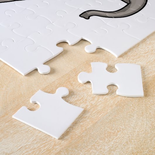 Elephant met ballon legpuzzel (Zijkant)