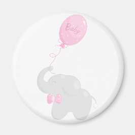 Elephant met ballon magneet