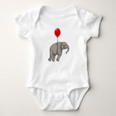 Elephant met ballon romper (Voorkant)