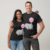 Elephant met ballon t-shirt (Unisex)