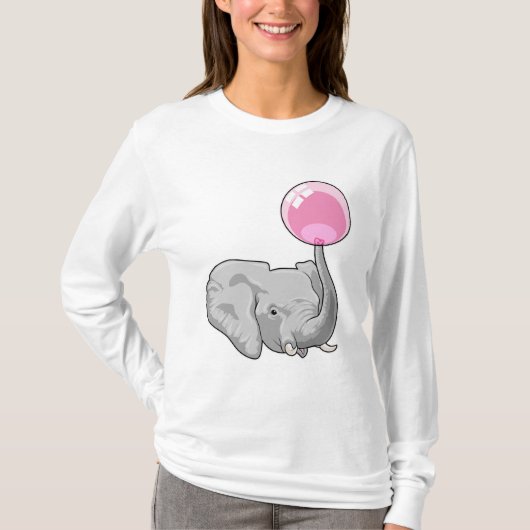 Elephant met ballon t-shirt (Voorkant)