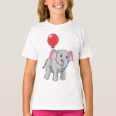 Elephant met ballon t-shirt (Voorkant)