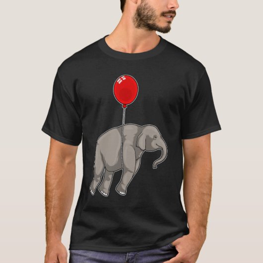 Elephant met ballon t-shirt (Voorkant)