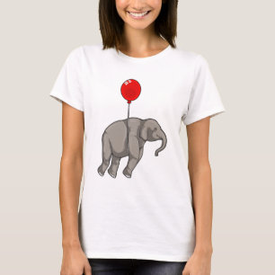 Elephant met ballon t-shirt