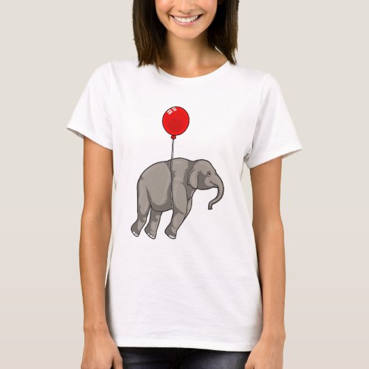 Elephant met ballon t-shirt (Voorkant)