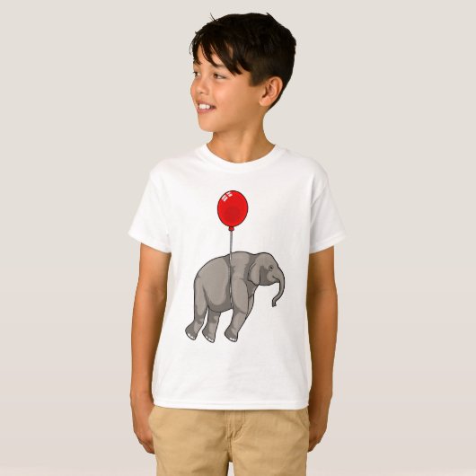 Elephant met ballon t-shirt (Voorkant volledig)