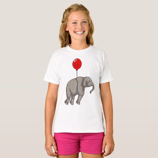Elephant met ballon t-shirt (Voorkant volledig)