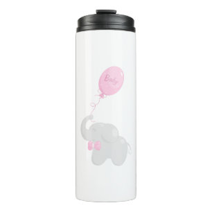 Elephant met ballon thermosbeker