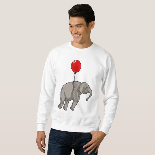 Elephant met ballon trui (Voorkant volledig)