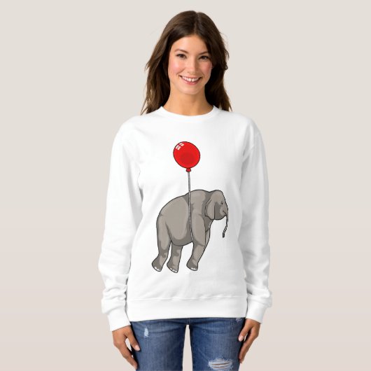 Elephant met ballon trui (Voorkant volledig)
