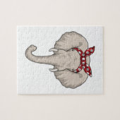 Elephant met Bandana Legpuzzel (Horizontaal)
