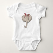 Elephant met Bandana Romper (Voorkant)