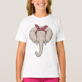 Elephant met Bandana T-shirt (Voorkant)