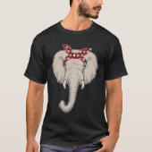 Elephant met Bandana T-shirt (Voorkant)