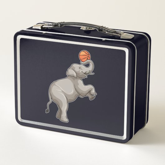 Elephant met Basketball (Achterkant)