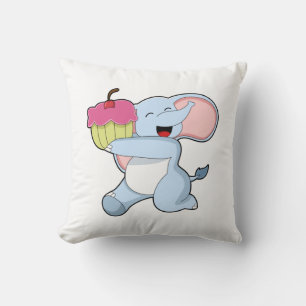Elephant met Cake Kussen
