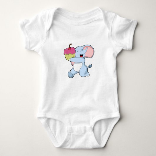 Elephant met Cake Romper (Voorkant)