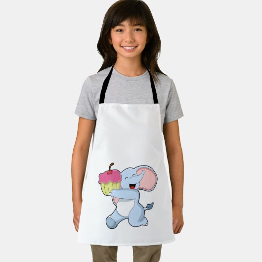 Elephant met Cake Schort (Insitu)