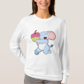 Elephant met Cake T-shirt (Voorkant)
