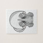 Elephant met Cup Legpuzzel (Horizontaal)