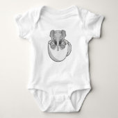 Elephant met Cup Romper (Voorkant)