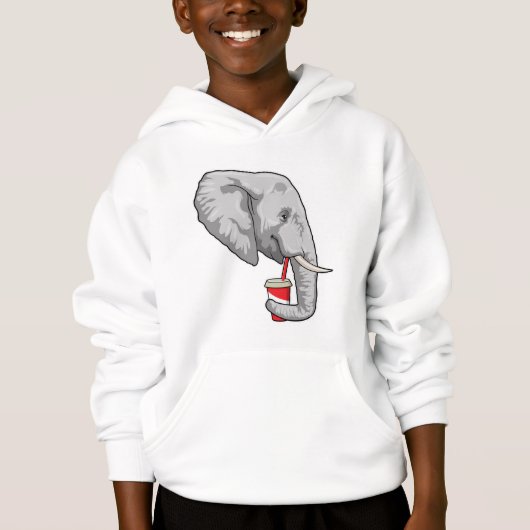Elephant met Drink (Voorkant)