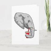 Elephant met Drink Kaart (Voorkant)