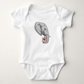 Elephant met Drink Romper (Voorkant)