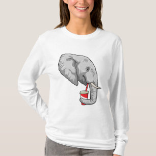 Elephant met Drink T-shirt