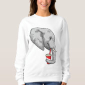 Elephant met Drink Trui (Voorkant)