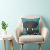 Elephant met een baby kussen (Stoel)