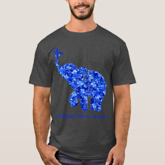 Elephant met een bloeiende jachtziekte t-shirt