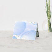 Elephant met Eucalyptus Bubble-Baby shower Bedankkaart (Achterkant)