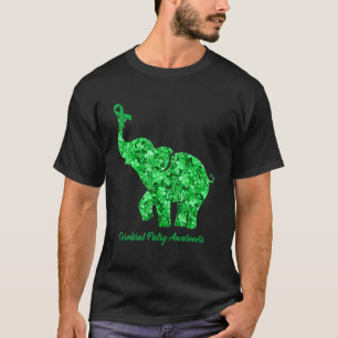 Elephant met geringere kerebrale wieg t-shirt