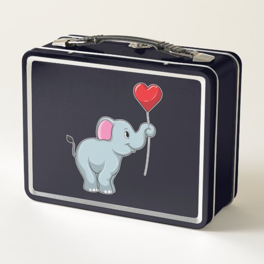 Elephant met hartballon (Achterkant)