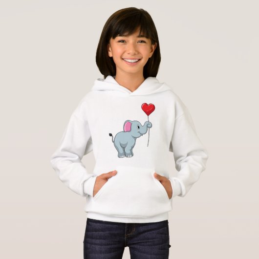 Elephant met hartballon (Voorkant volledig)