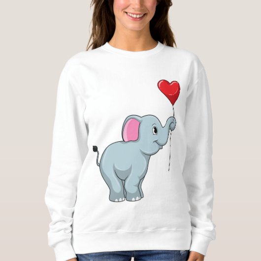 Elephant met hartballon trui (Voorkant)