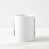 Elephant met Howdah Dictionary Art Koffiemok (Center)