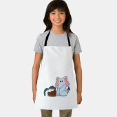 Elephant met koffie schort (Insitu)