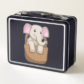 Elephant met mandje (Achterkant)