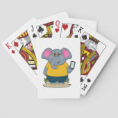Elephant met Mobile Pokerkaarten (Achterkant)