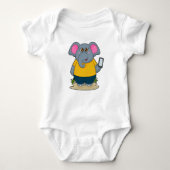 Elephant met Mobile Romper (Voorkant)