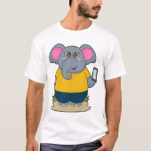 Elephant met Mobile T-shirt (Voorkant)