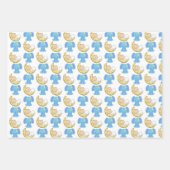 Elephant met Moon Baby Design Inpakpapier Vel (Voorkant 3)