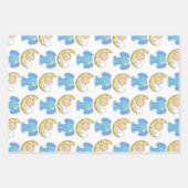 Elephant met Moon Baby Design Inpakpapier Vel (Voorkant 2)
